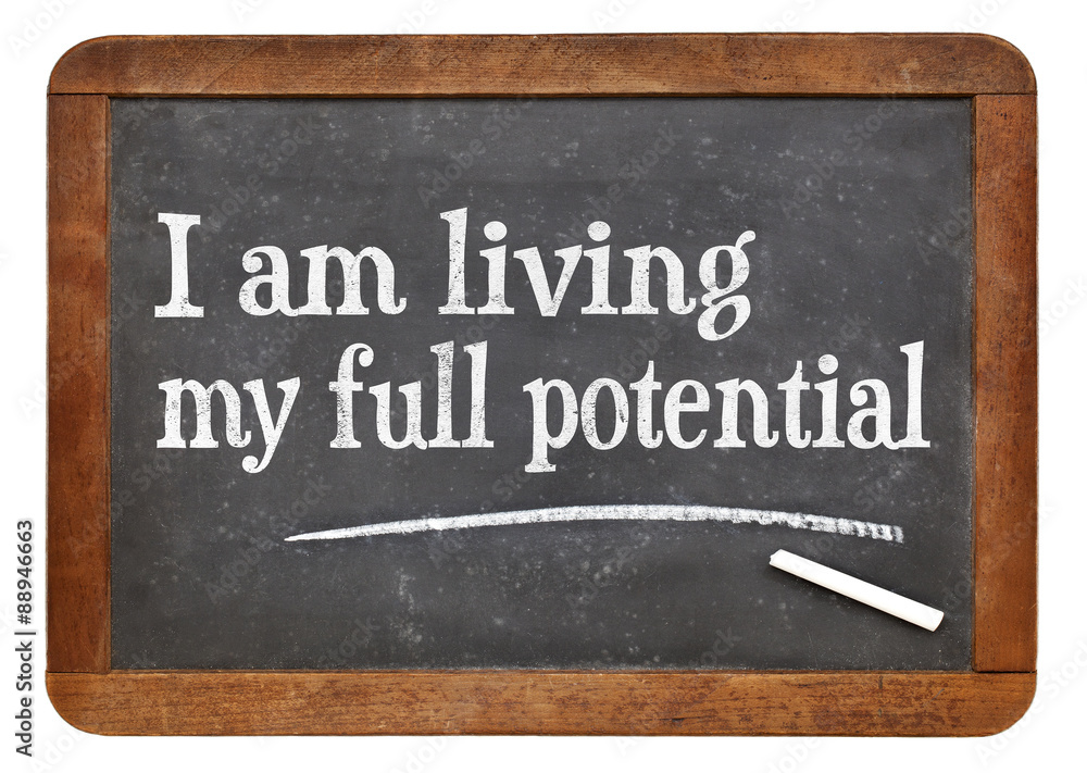 Fototapeta premium I am living my full potential