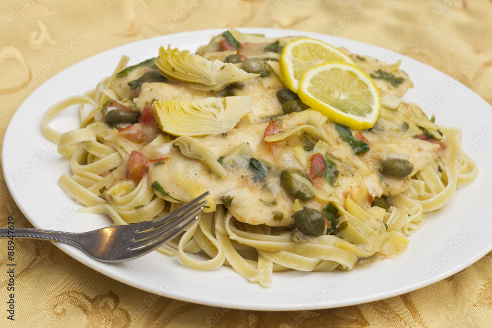 Chicken Piccata Linguine Chicken Piccata Linguine