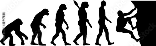 Climbing man evolution