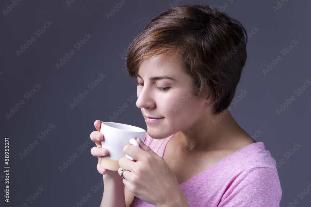 Smelling the coffee. Smelling the coffee.