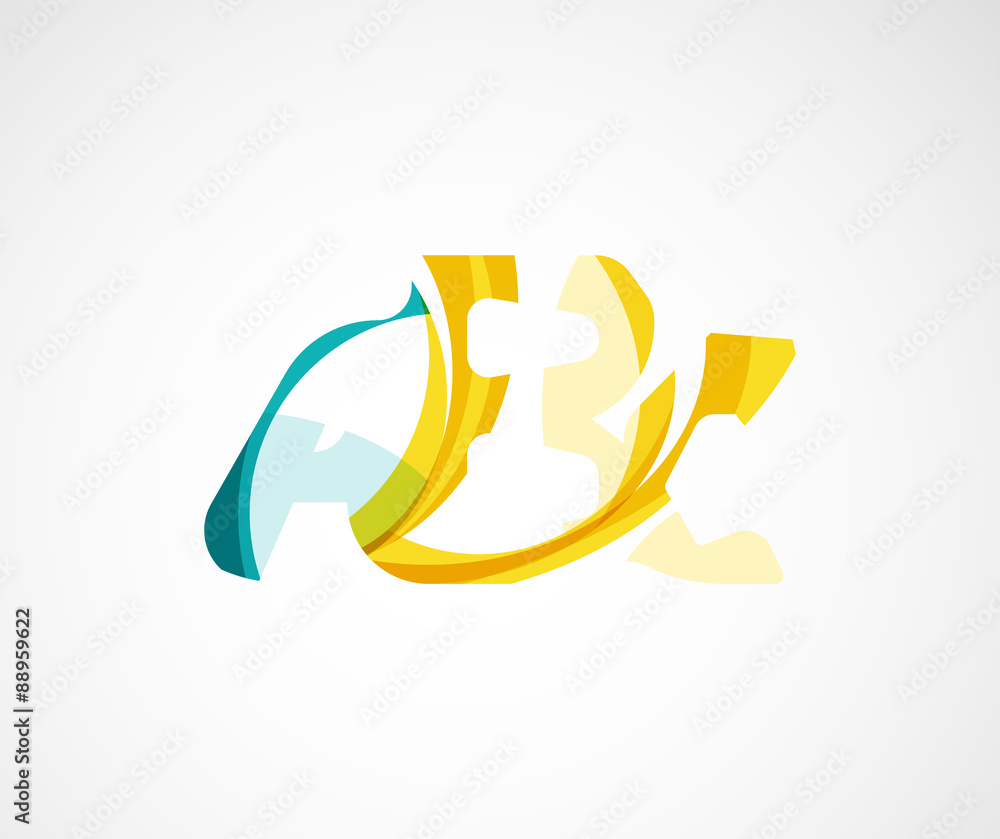 Abc company logo. Vector illustration. Abc company logo. Vector illustration.