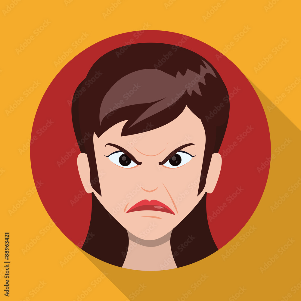 Cartoon emotions design. Cartoon emotions design.