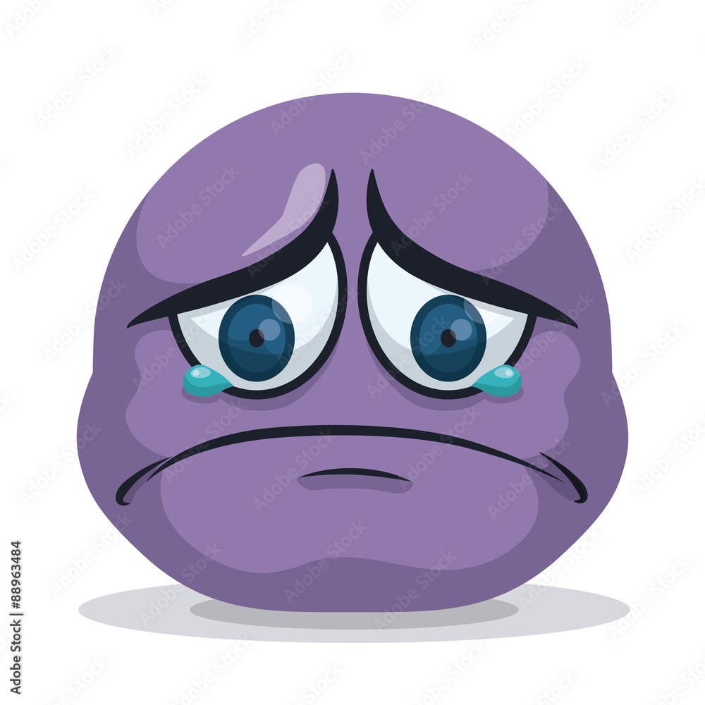 Fototapeta premium Cartoon emotions design.