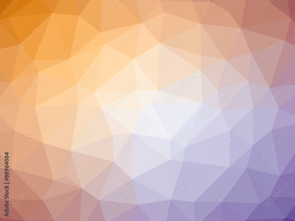 Orange purple gradient polygon shaped background. Orange purple gradient polygon shaped background.