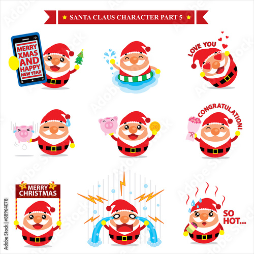 Santa Claus character sets