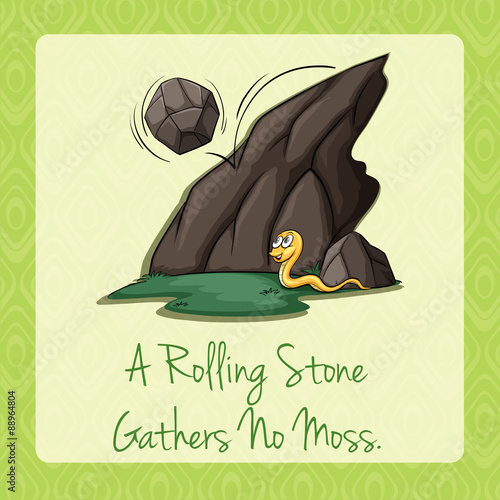 Rolling stone gathers no moss