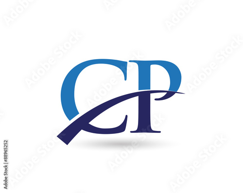 CP Logo Letter Swoosh