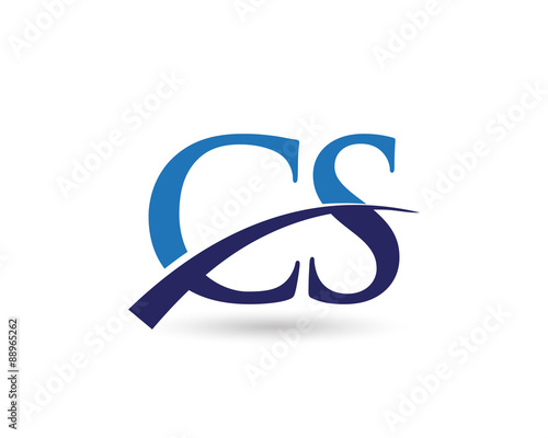CS Logo Letter Swoosh