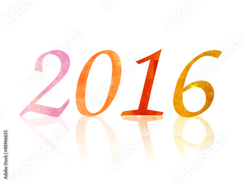 2016　西暦　アイコン