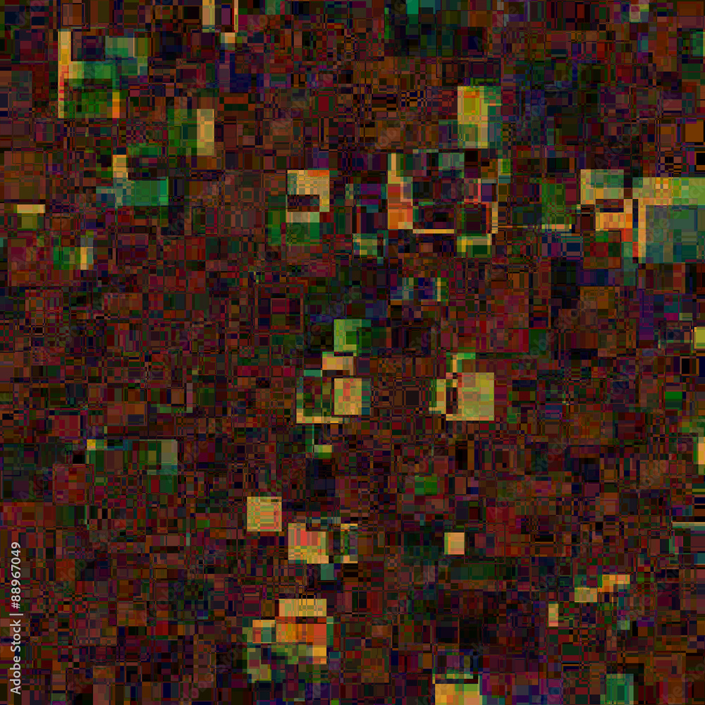 Fototapeta premium Vector abstract background. Consists of geometric elements. The elements have a square shape and different color. Colorful mosaic background. Medley background.