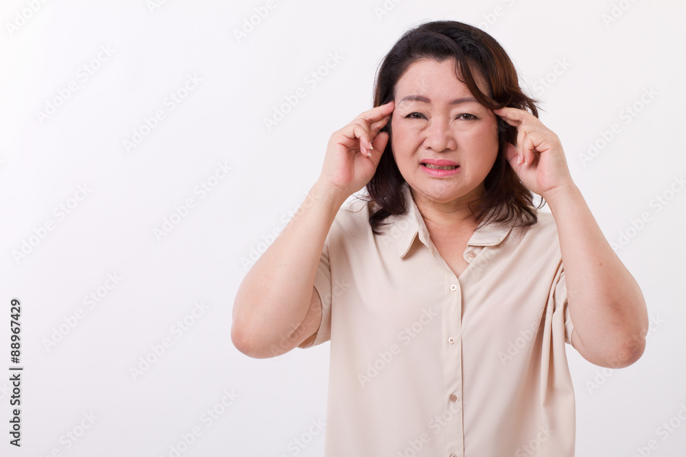 sick, stressed woman suffering from headache, migraine sick, stressed woman suffering from headache, migraine