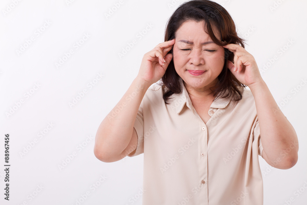 sick, stressed woman suffering from headache, migraine sick, stressed woman suffering from headache, migraine