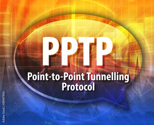 PPTP acronym definition speech bubble illustration