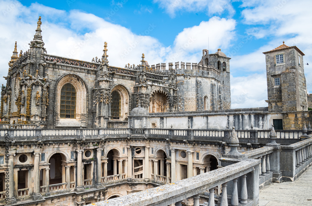 Knights of the Templar (Convents of Christ) in Tomar. Portugal Knights of the Templar (Convents of Christ) in Tomar. Portugal