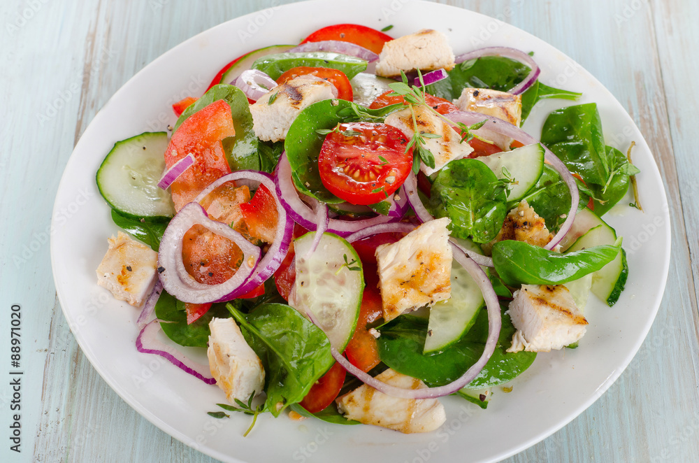 Healthy fresh salad