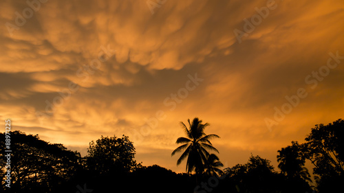 sky clouds twilight background