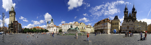 Панорама Староместской площади Праги