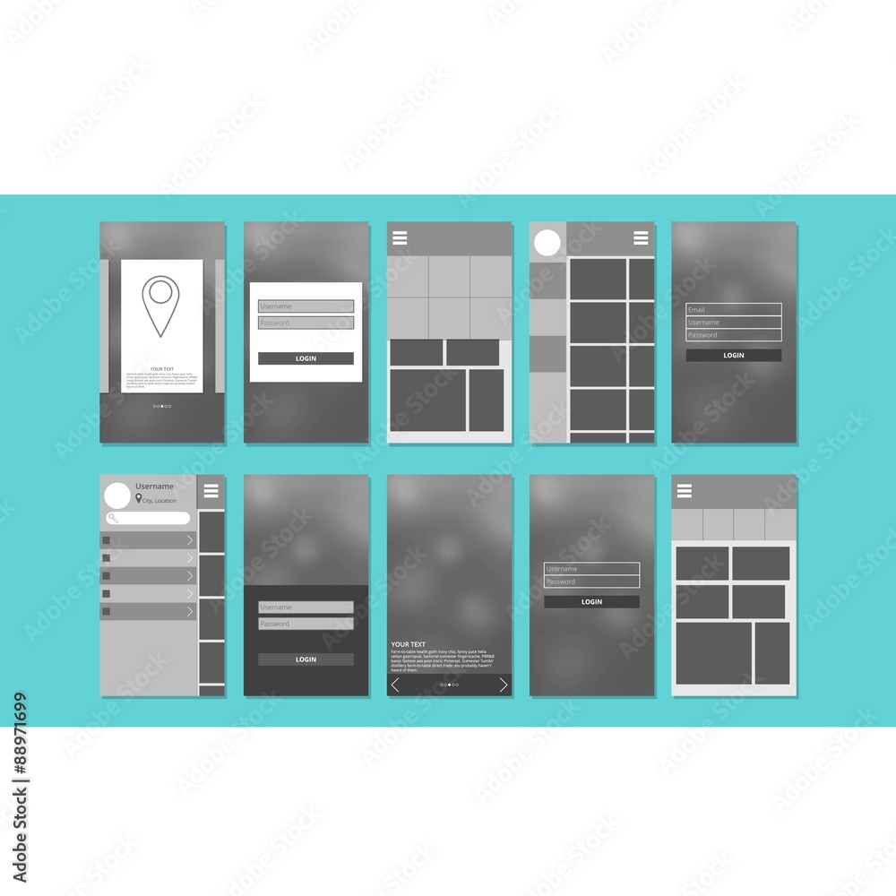 Material design UI kit Material design UI kit