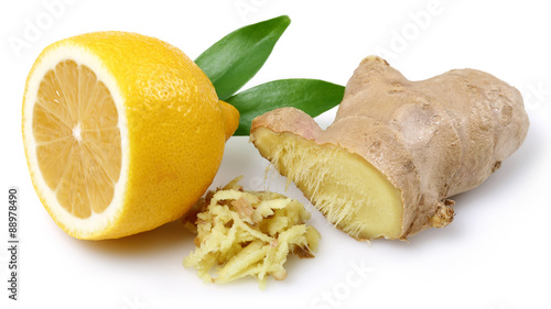 Lemon with ginger