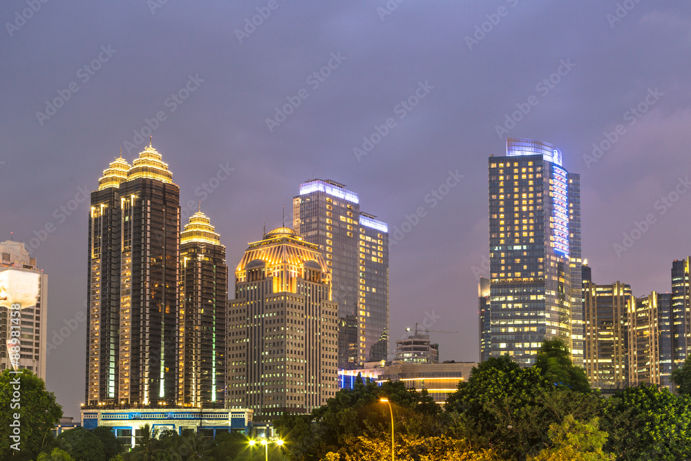 Jakarta twilight