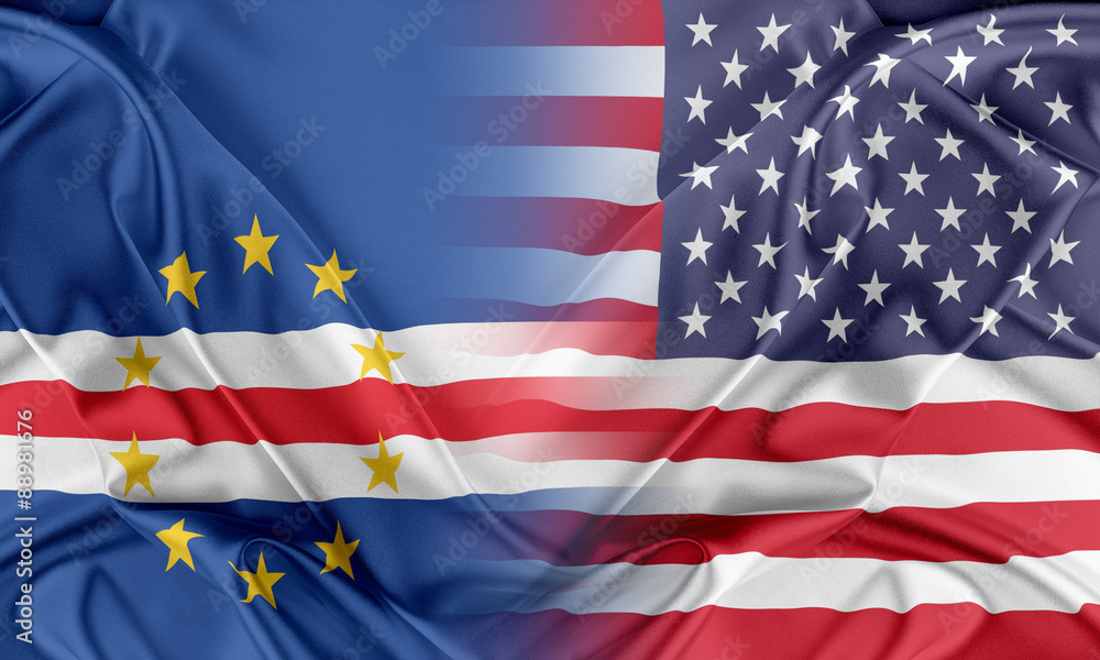 Obraz premium USA and Cape Verde