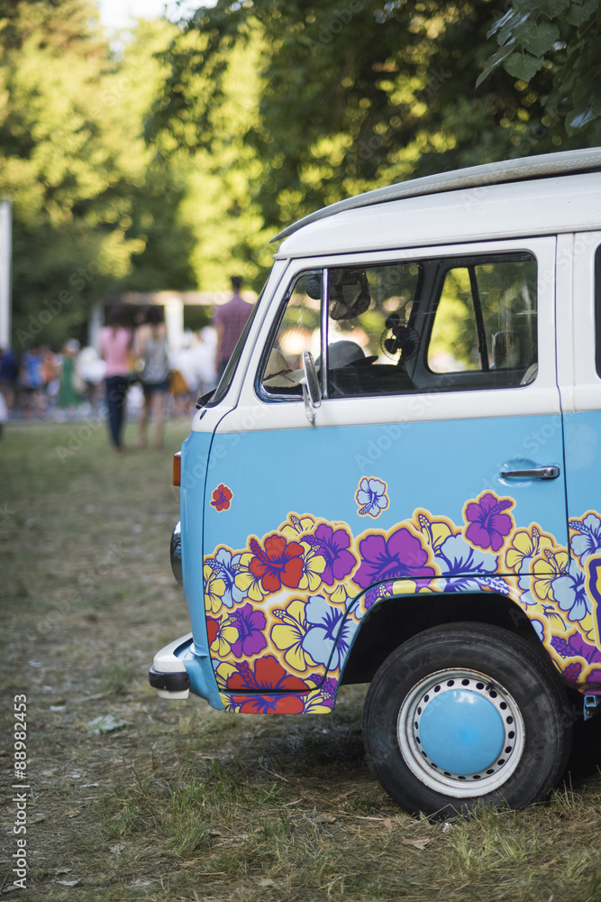 Obraz premium Hippie Van