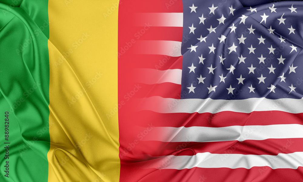 Obraz premium USA and Mali