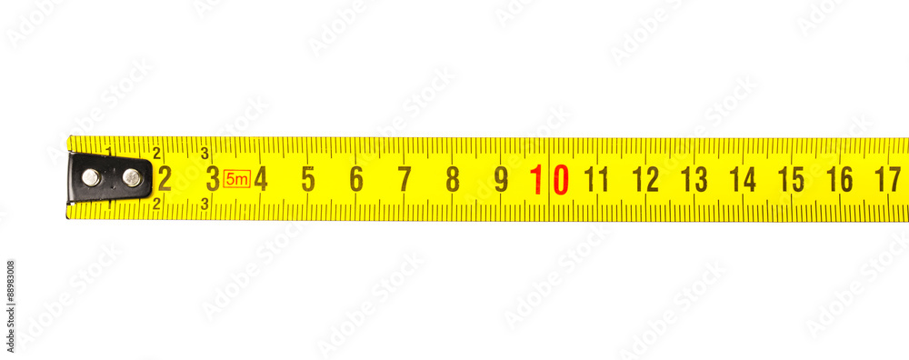 Tape measure in centimeters Stock Photo