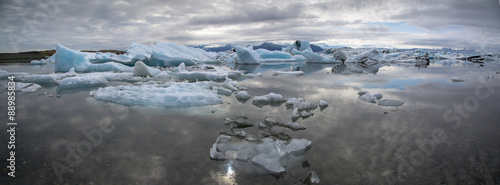 Jokulsarlon Gletscher Lagune, Island photo