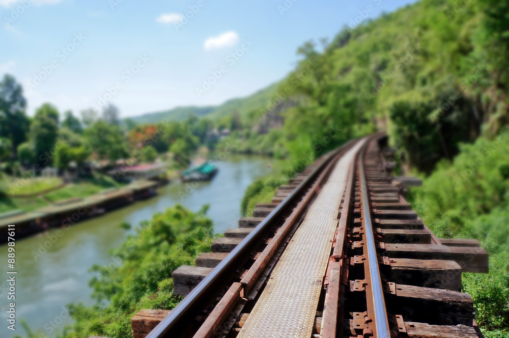 Railway blurred background