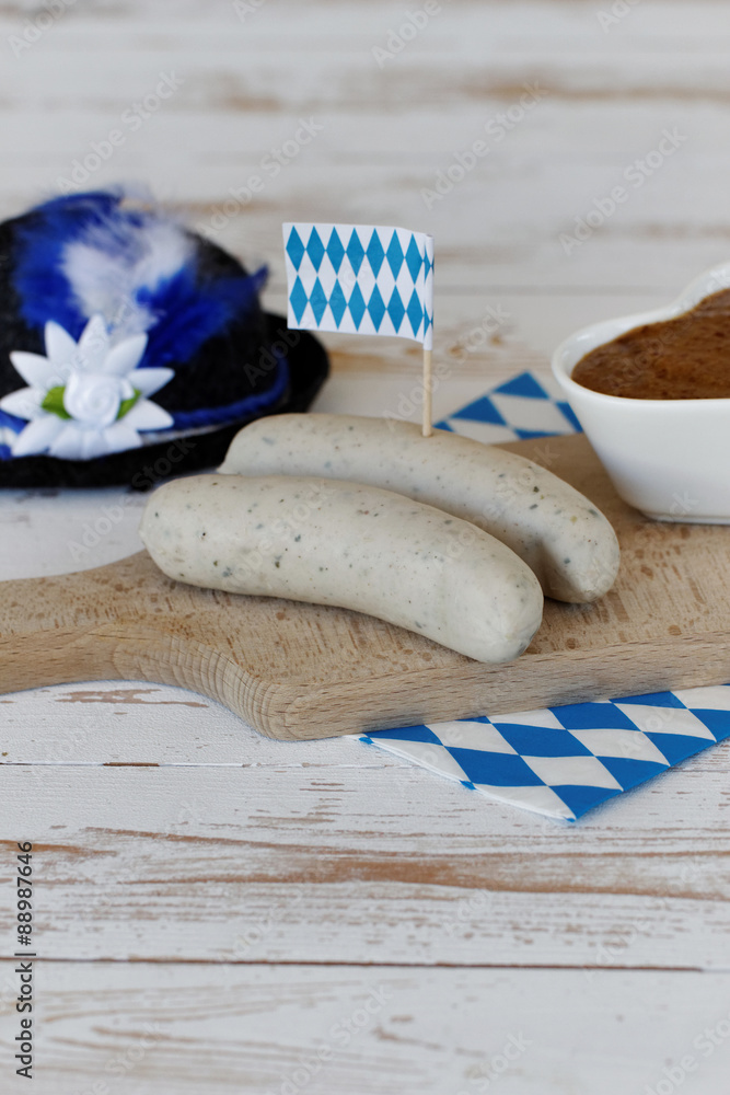 Münchner Weißwurst Stock-Foto | Adobe Stock