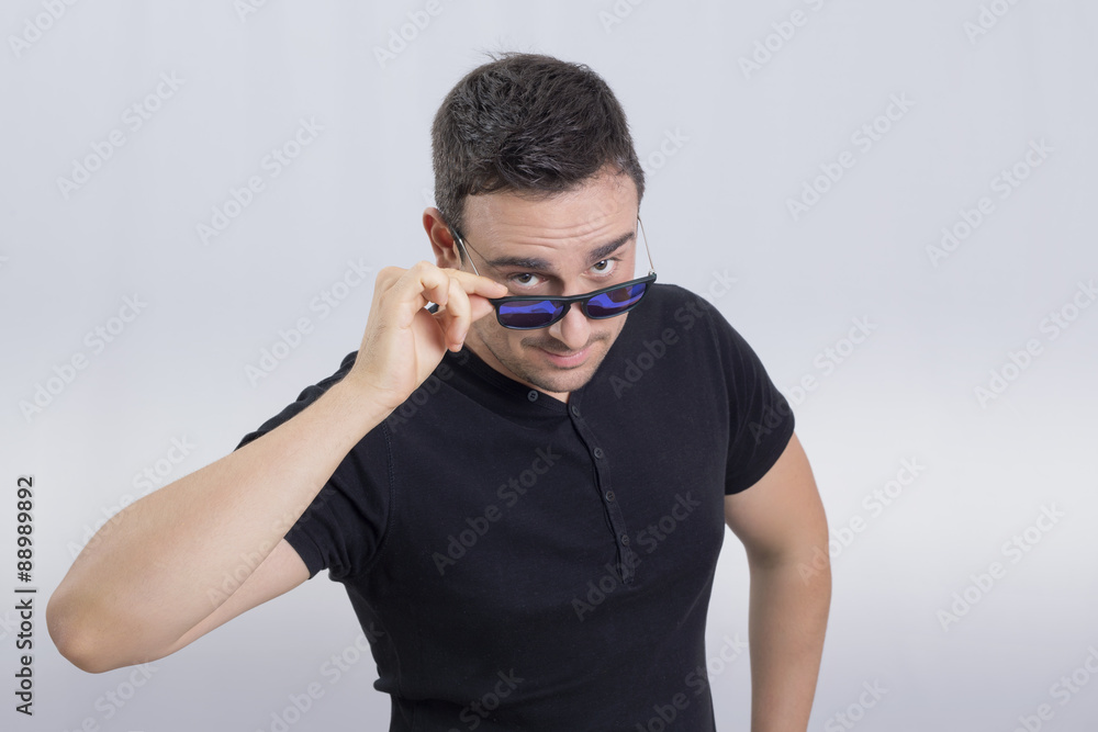 Man with sunglasses Man with sunglasses