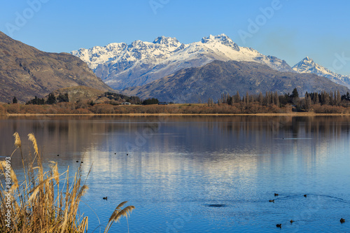 Mountain and Lake