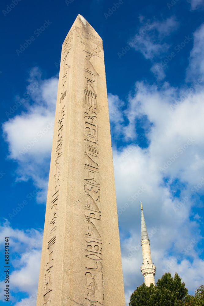 The Obelisk of Theodosius in Istanbul, Turkey