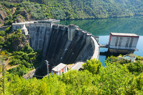 dam of water power plant photo