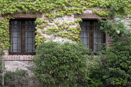 casa vecchia immersa nel verde