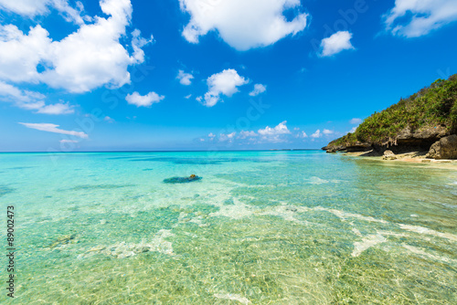 Blue sky and beautiful coast, Okinawa, Japan © dreamsky