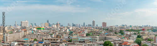 high view of Bangkok panorama