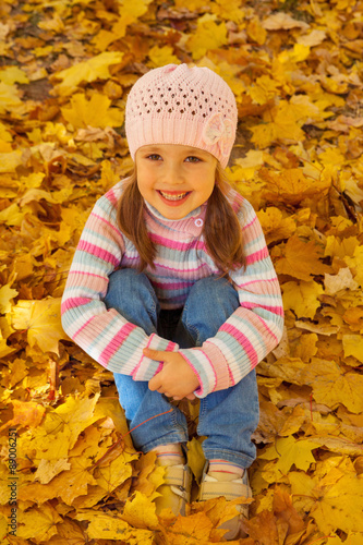 Girl in autumn