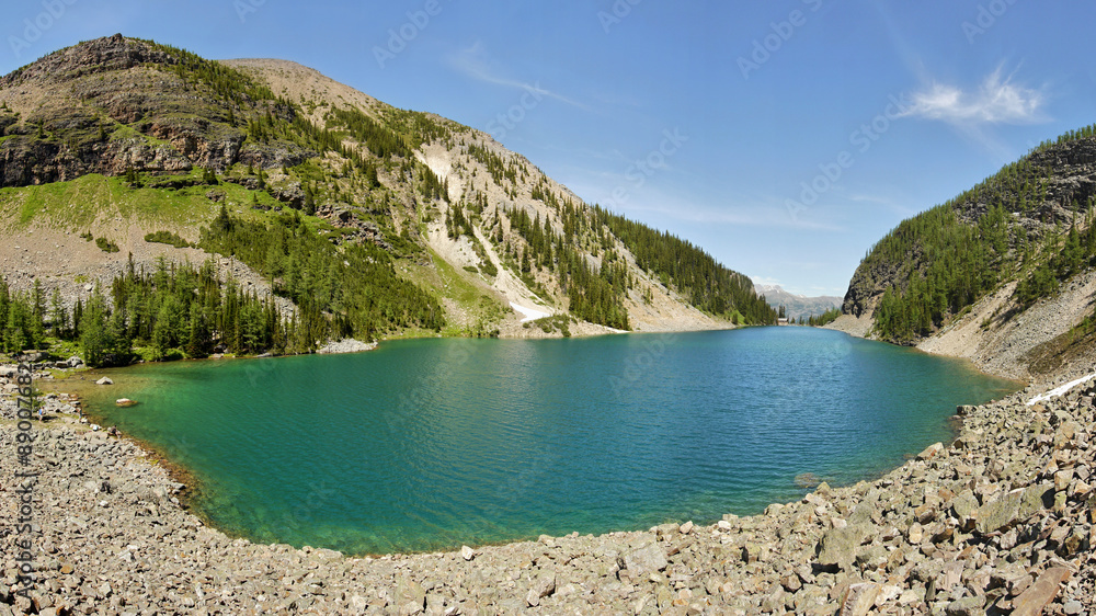 Mountain Lake Agnes  - Canadian Rocky Mountains