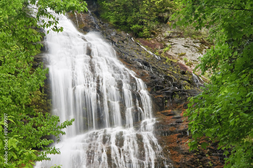 Fototapeta Naklejka Na Ścianę i Meble -  Mingo Falls near Cherokee, North Carolina in the Summer