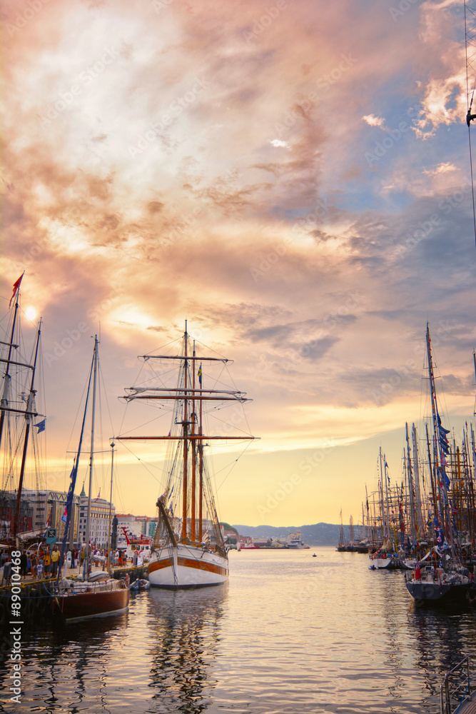 Bergen port, Norway
