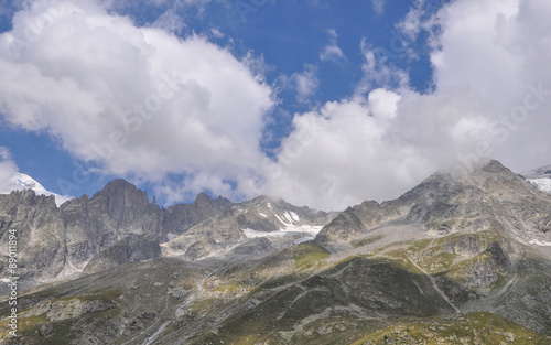 Mont Blanc in Aosta Valley