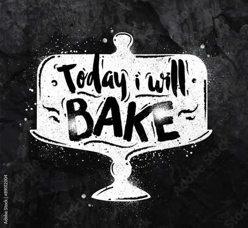 Poster bake chalk