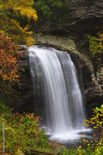 Fototapeta Naklejka Na Ścianę i Meble -  Looking Glass Falls near Brevard, NC