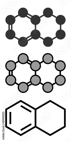 Tetralin solvent molecule. photo