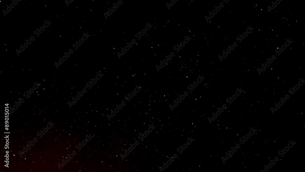 timelapse estrellas nubes rojo