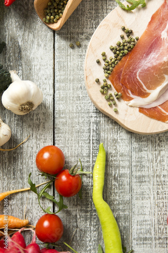 Fresh food on the table