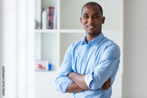 Portrait of a young African American business man - Black people © Samuel B.