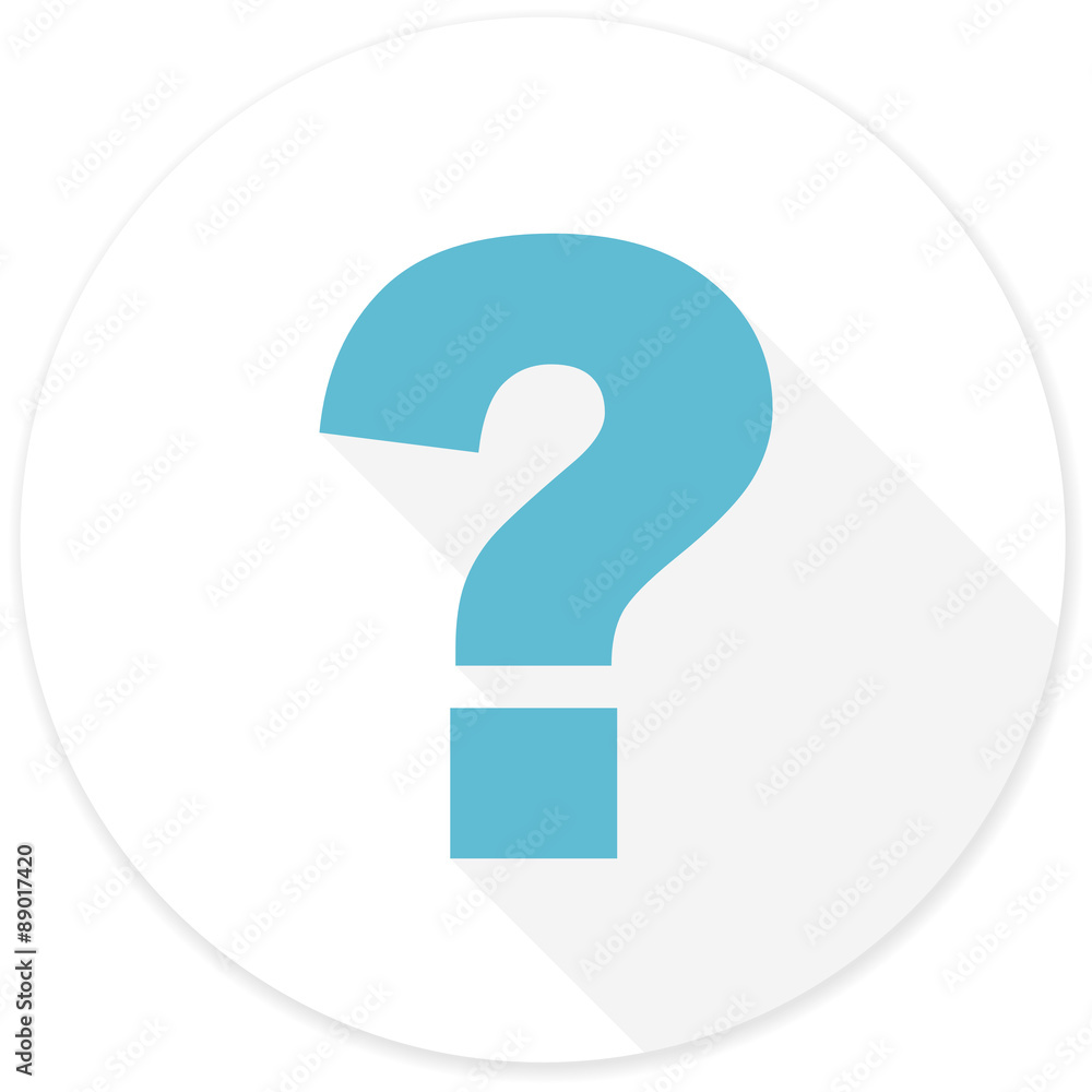 question mark flat design modern icon question mark flat design modern icon
